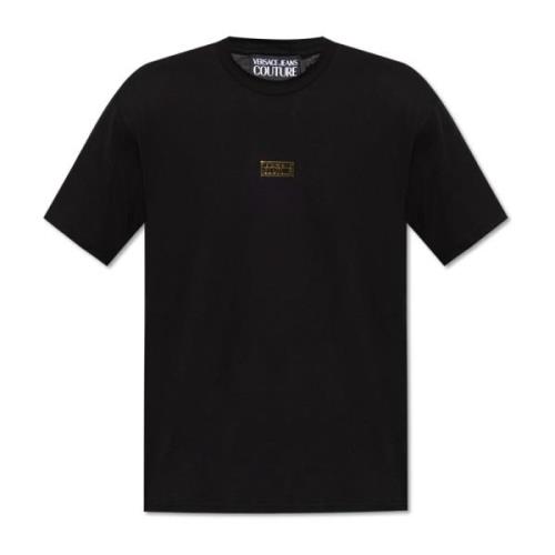 Versace Jeans Couture T-shirt med logotyp Black, Herr