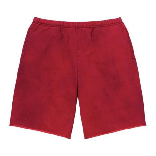 Supreme Röd Spray Sweatshort Limited Edition Red, Herr