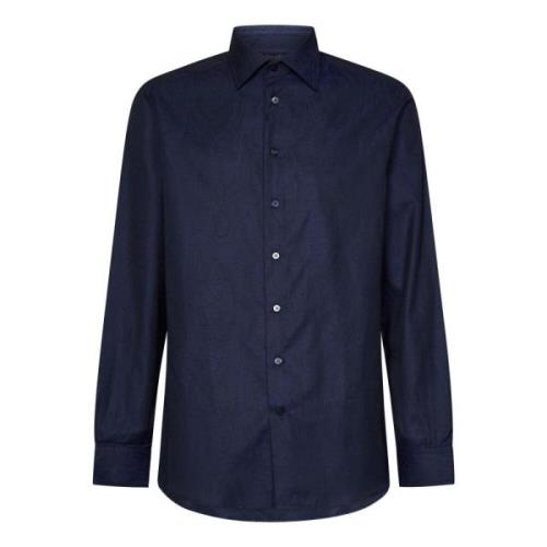 Etro Shirts Blue, Herr