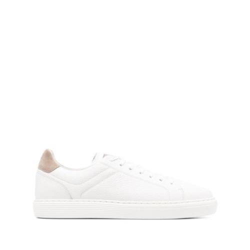 Brunello Cucinelli Blå Sneakers Lyx Komfort Stil White, Herr