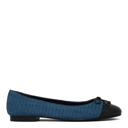 Tory Burch Platta Skor för Kvinnor Blue, Dam