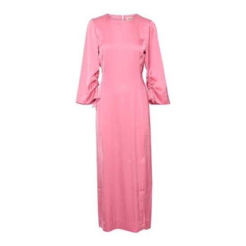 InWear Cashmere Rose Draperad Klänning Pink, Dam