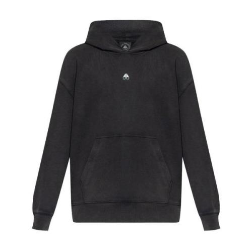 Moose Knuckles Fjäll Hoodie Sweatshirts Black, Herr