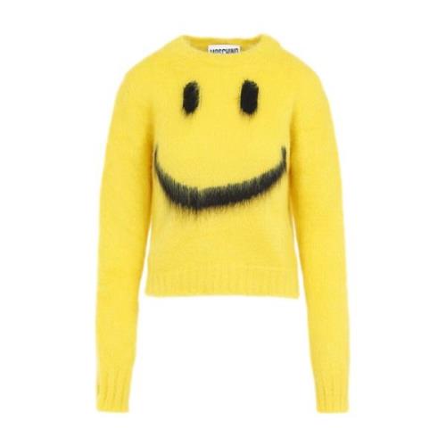 Moschino Gul & Orange Sweater Aw24 Yellow, Dam