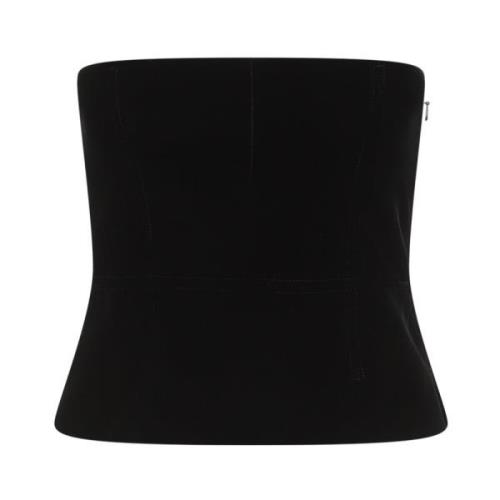 Tom Ford Svart Topwear för Kvinnor Aw24 Black, Dam