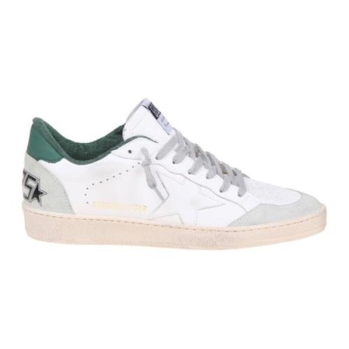 Golden Goose Vit/Grön Ballstar Sneakers White, Herr