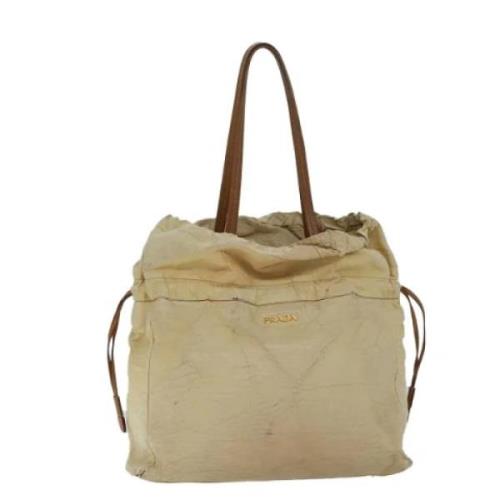 Prada Vintage Pre-owned Laeder prada-vskor Beige, Dam