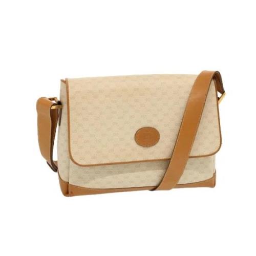 Gucci Vintage Pre-owned Canvas gucci-vskor Beige, Dam