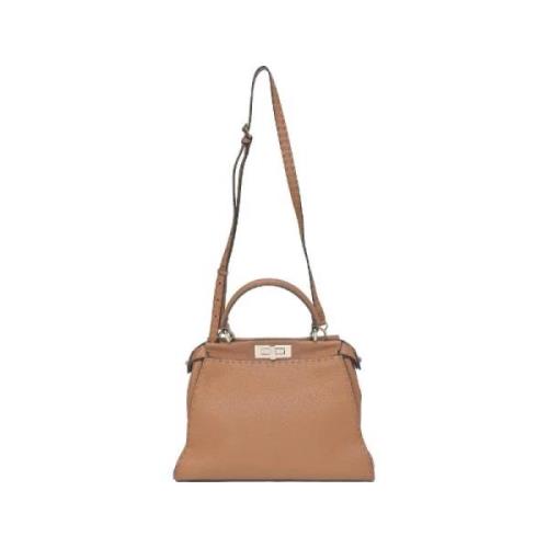 Fendi Vintage Pre-owned Laeder fendi-vskor Brown, Dam