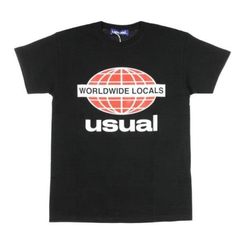 Usual Svart Herr T-shirt Black, Herr