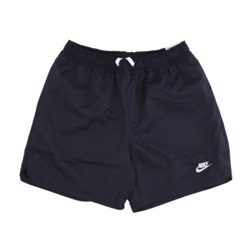 Nike Nät Fodrad Badshorts Svart/Vit Black, Herr