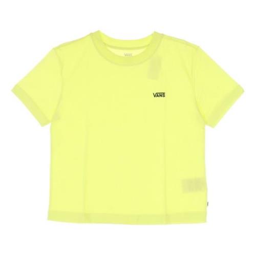 Vans Sunny Lime Boxy T-Shirt Yellow, Dam