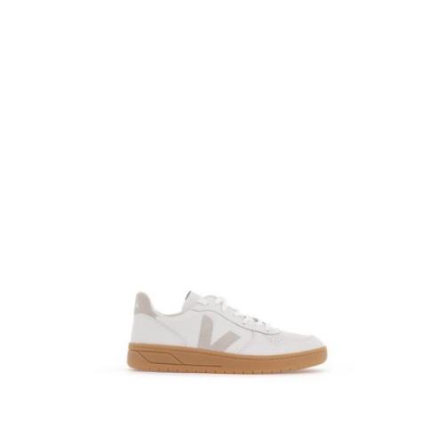 Veja Kromfri Läder Sneakers med V-Logotyper White, Dam