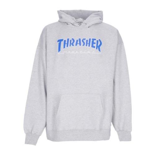 Thrasher Ljus Stål Blå Hoodie Sweatshirt Gray, Unisex