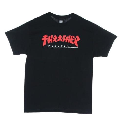 Thrasher Godzilla Logo Svart T-shirt Black, Unisex