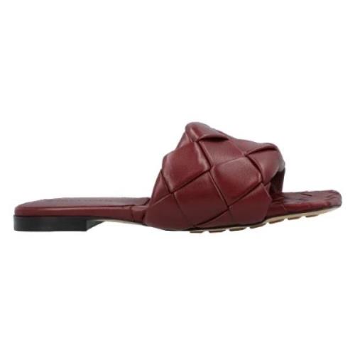 Bottega Veneta Laeder lgskor Red, Dam