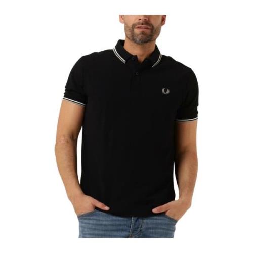 Fred Perry Herr Polo & T-shirts, The Twin Tipped Skjorta Black, Herr