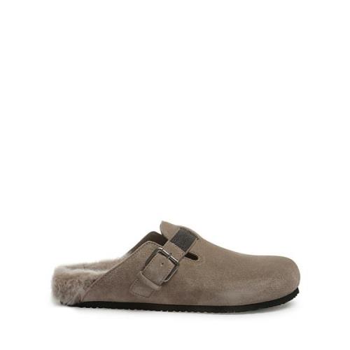 Brunello Cucinelli Grå Sandaler för Kvinnor Aw24 Gray, Dam