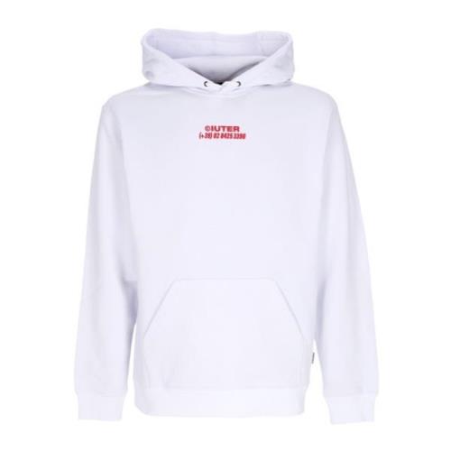 Iuter Vit Hästar Hoodie Herr Sweatshirt White, Herr