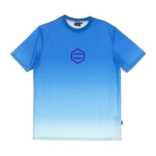 Dolly Noire Gradient Logo Blå T-shirt Blue, Herr