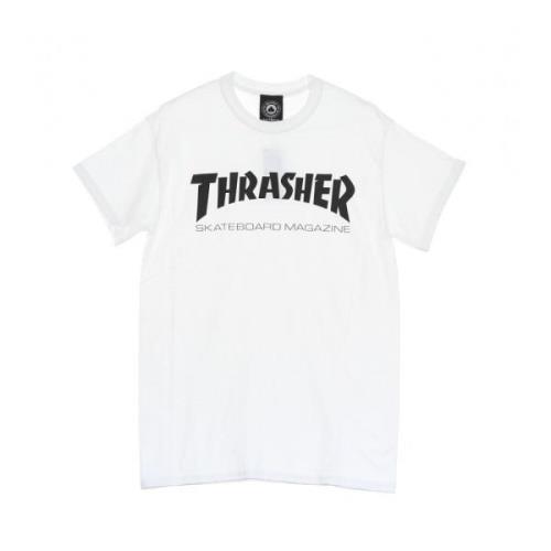 Thrasher Skatemag Tee Herr T-shirt Vit/svart White, Herr