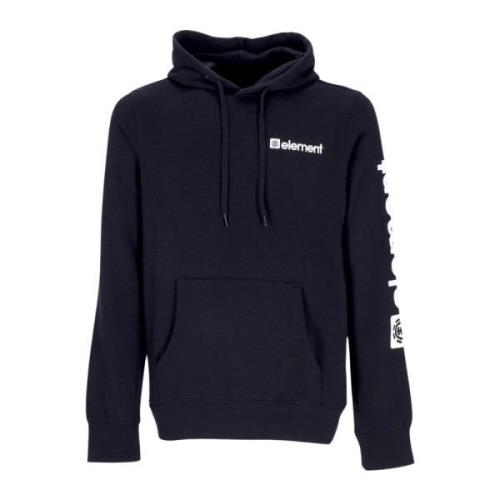 Element Svart Hoodie med Känguruficka Black, Herr