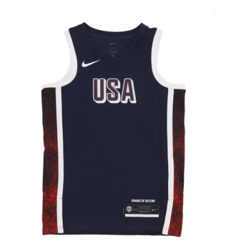 Nike USA Basketball Tank Top Blue, Herr