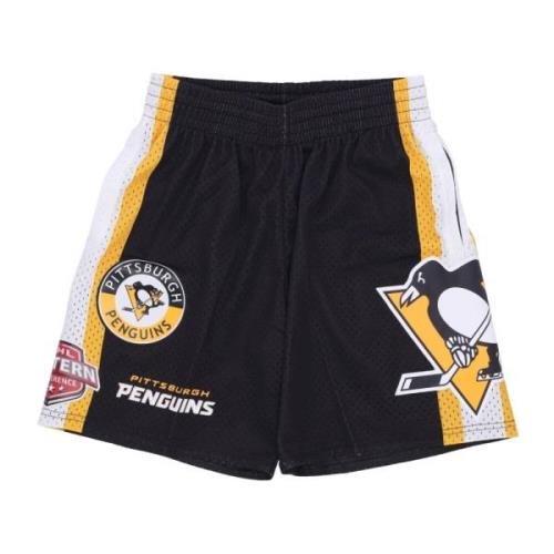 Mitchell & Ness NHL Hemstad Mesh Basketshorts Svart Black, Herr