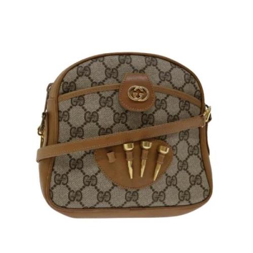 Gucci Vintage Pre-owned Canvas gucci-vskor Beige, Dam