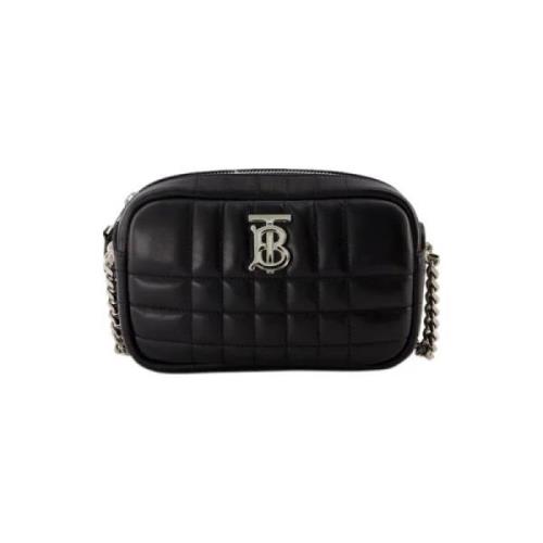 Burberry Vintage Pre-owned Laeder crossbodyvskor Black, Dam