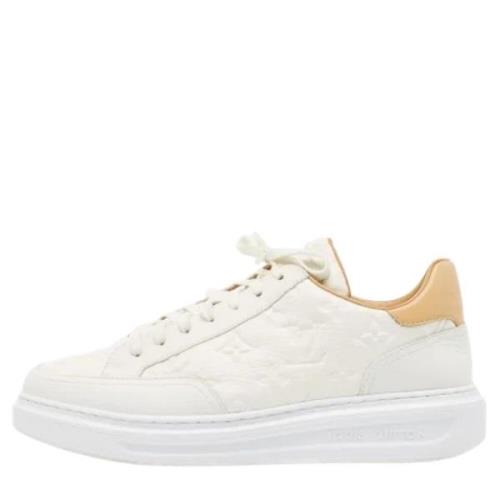 Louis Vuitton Vintage Pre-owned Laeder sneakers White, Herr