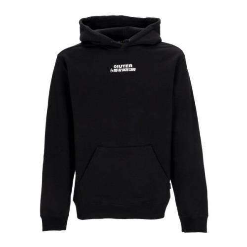 Iuter Svart Horses Hoodie Herr Sweatshirt Black, Herr