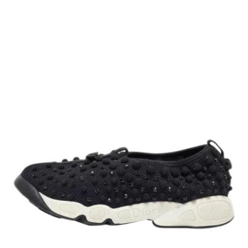 Dior Vintage Pre-owned Mesh sneakers Black, Dam