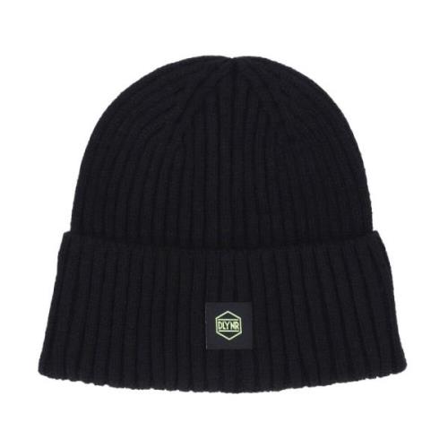 Dolly Noire Klassiskt Logo Beanie Mössa Svart/Gul Black, Herr