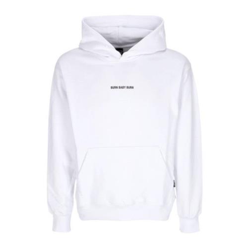 Propaganda Ormtryck Lättvikts Hoodie Sweatshirt White, Herr