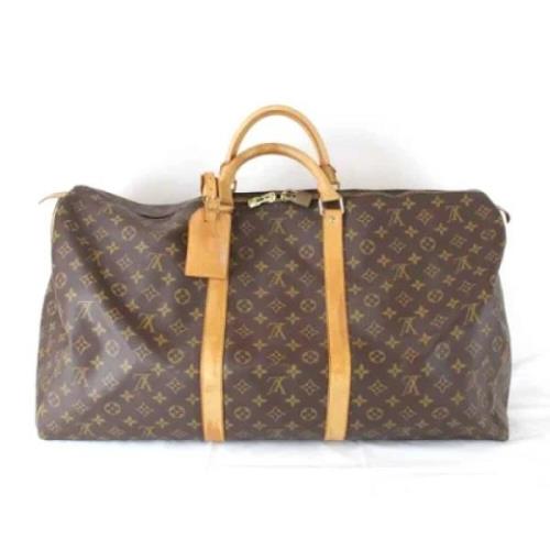 Louis Vuitton Vintage Pre-owned Canvas handvskor Brown, Dam