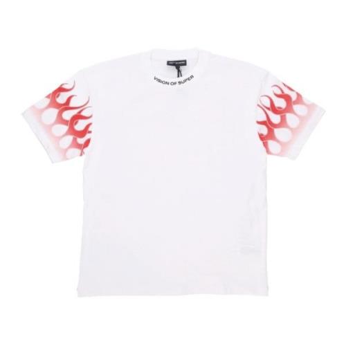 Vision OF Super Flames Tee Vit/Röd White, Herr