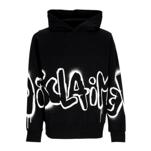 Disclaimer Svart Hoodie Lättvikts Sweatshirt Black, Herr