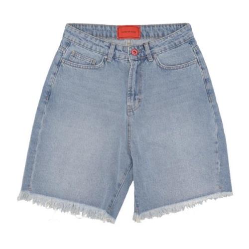 Vision OF Super Flame Patch Denim Shorts Blue, Herr