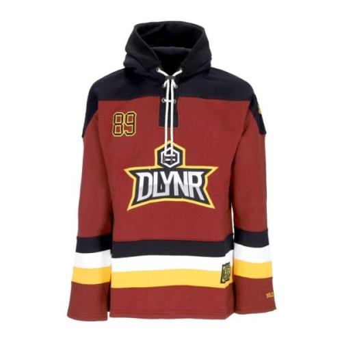 Dolly Noire Klassisk Hockey Hoodie Bordeaux Multicolor, Herr