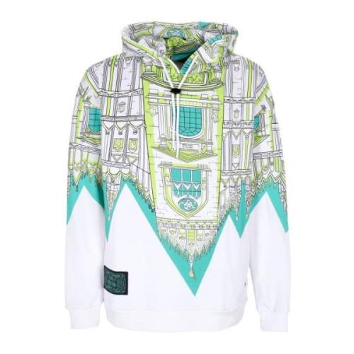 Dolly Noire Milan Cathedral Print Hooded Sweatshirt Multicolor, Herr