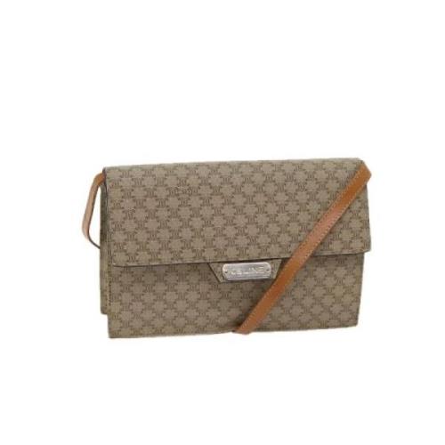 Celine Vintage Pre-owned Canvas celine-vskor Beige, Dam