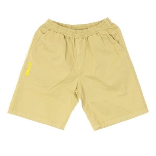 Iuter Beige Jogger Shorts Lättvikt Regular Fit Beige, Herr