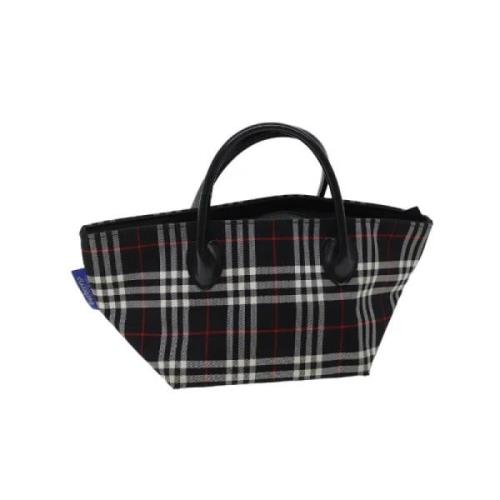 Burberry Vintage Pre-owned Nylon totevskor Black, Dam