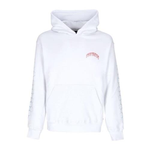 Propaganda Triangle Sting Hoodie White White, Herr