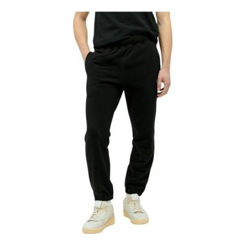 A Bathing APE Fleece Track Pants med Logo Patch Black, Herr