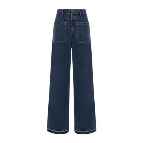 Kiton Skräddarsydda Denim Jeans Blue, Dam