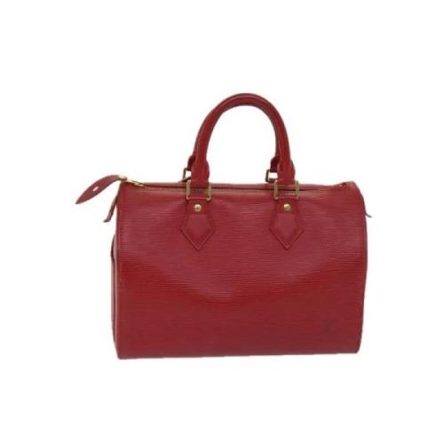 Louis Vuitton Vintage Pre-owned Laeder handvskor Red, Dam