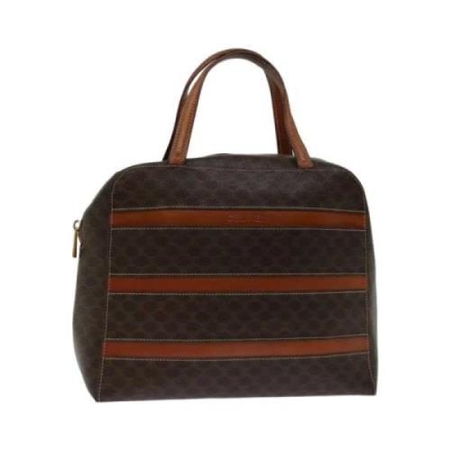 Celine Vintage Pre-owned Tyg handvskor Brown, Dam