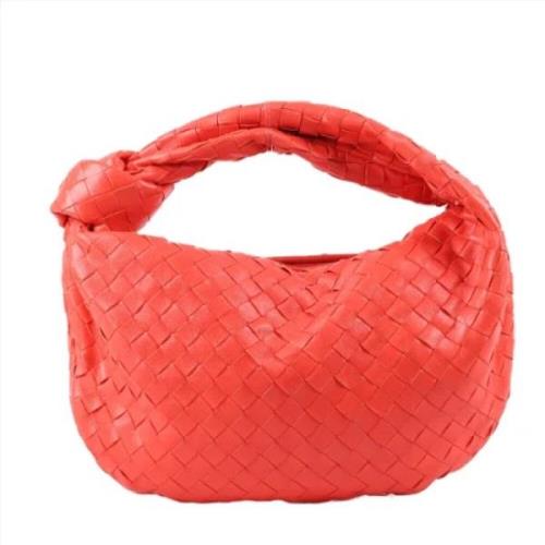 Bottega Veneta Vintage Pre-owned Laeder handvskor Red, Dam